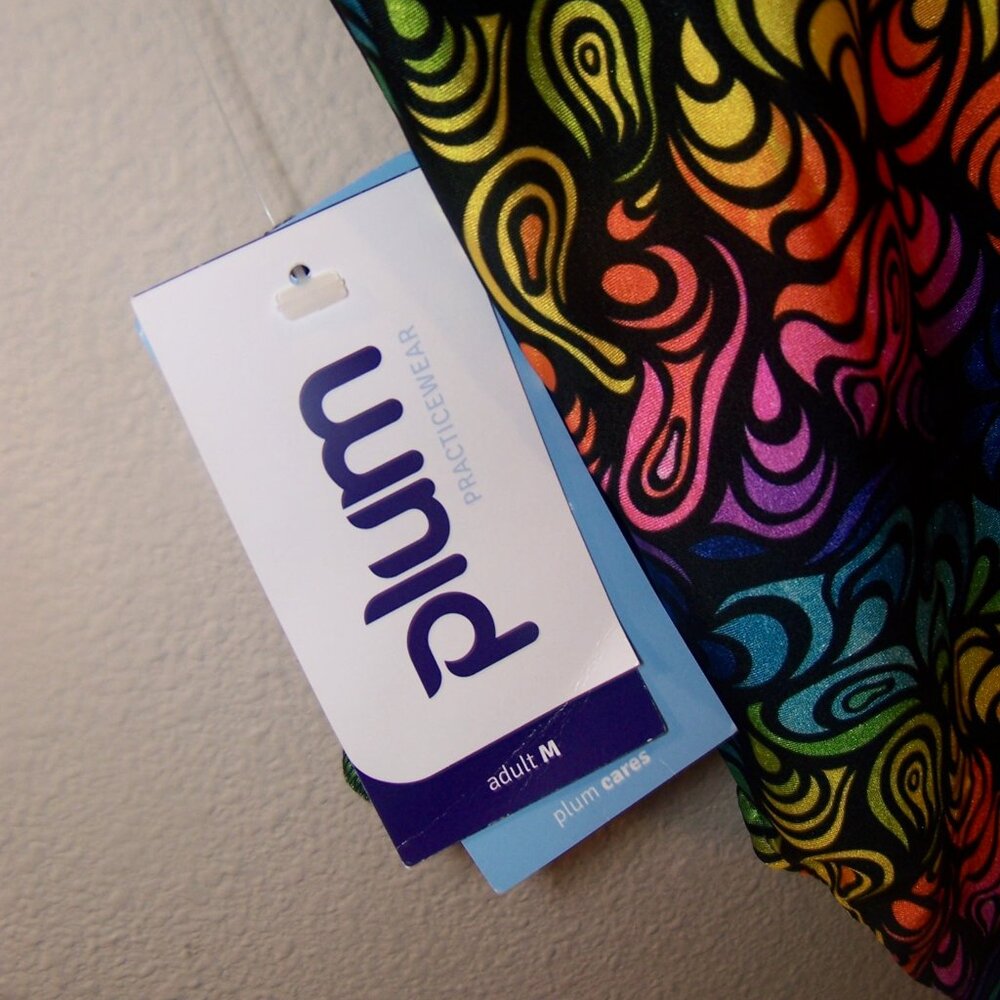 Woman's Plum Gymnastics leotard NWT MA spandex - Picture 3 of 3